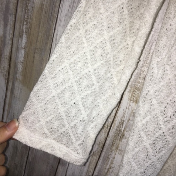 J. Jill White Knit Open Back Blouse - Picture 6 of 7